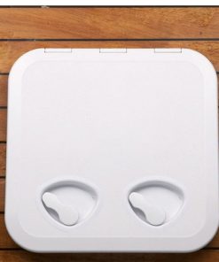 Portello calpestabile in AAS 370×375 mm colore grigio 7001